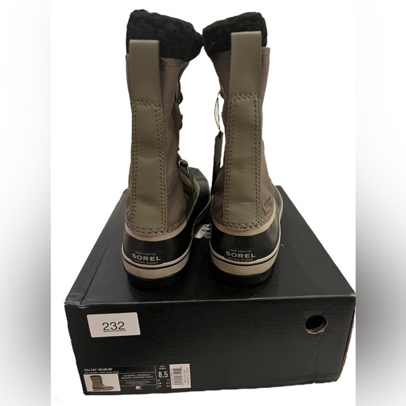 NWT Sorel Men’s 1964 PAC Nylon Waterproof Snow Boots in Sage/Dark Moss size 8.5 - Picture 8 of 11